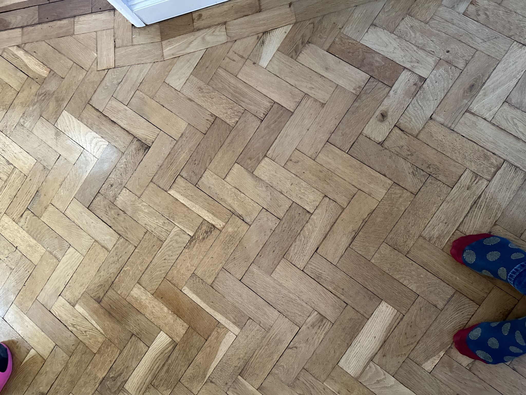 Floor condition before work at WD3