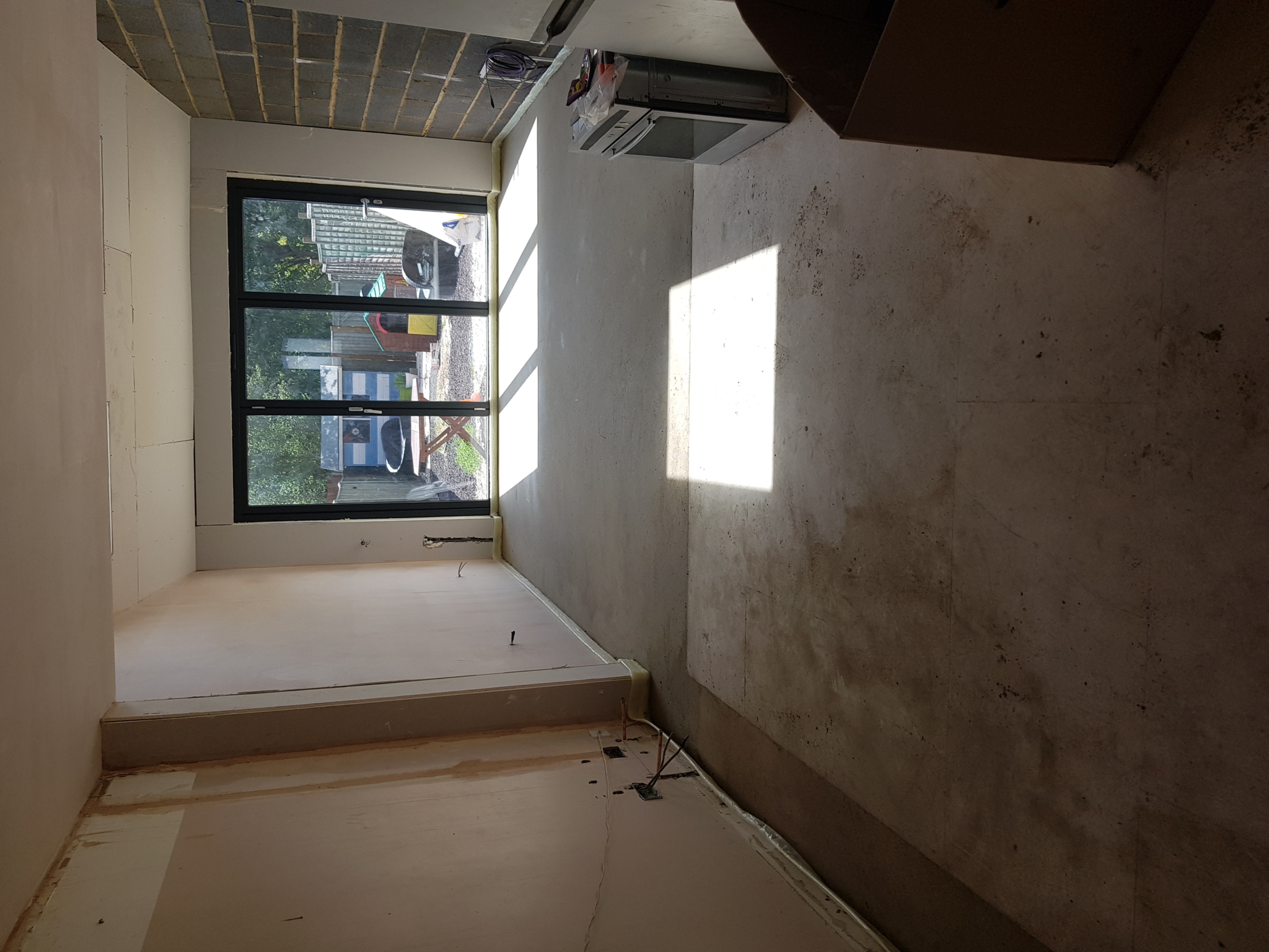 Floor condition before work at WD3