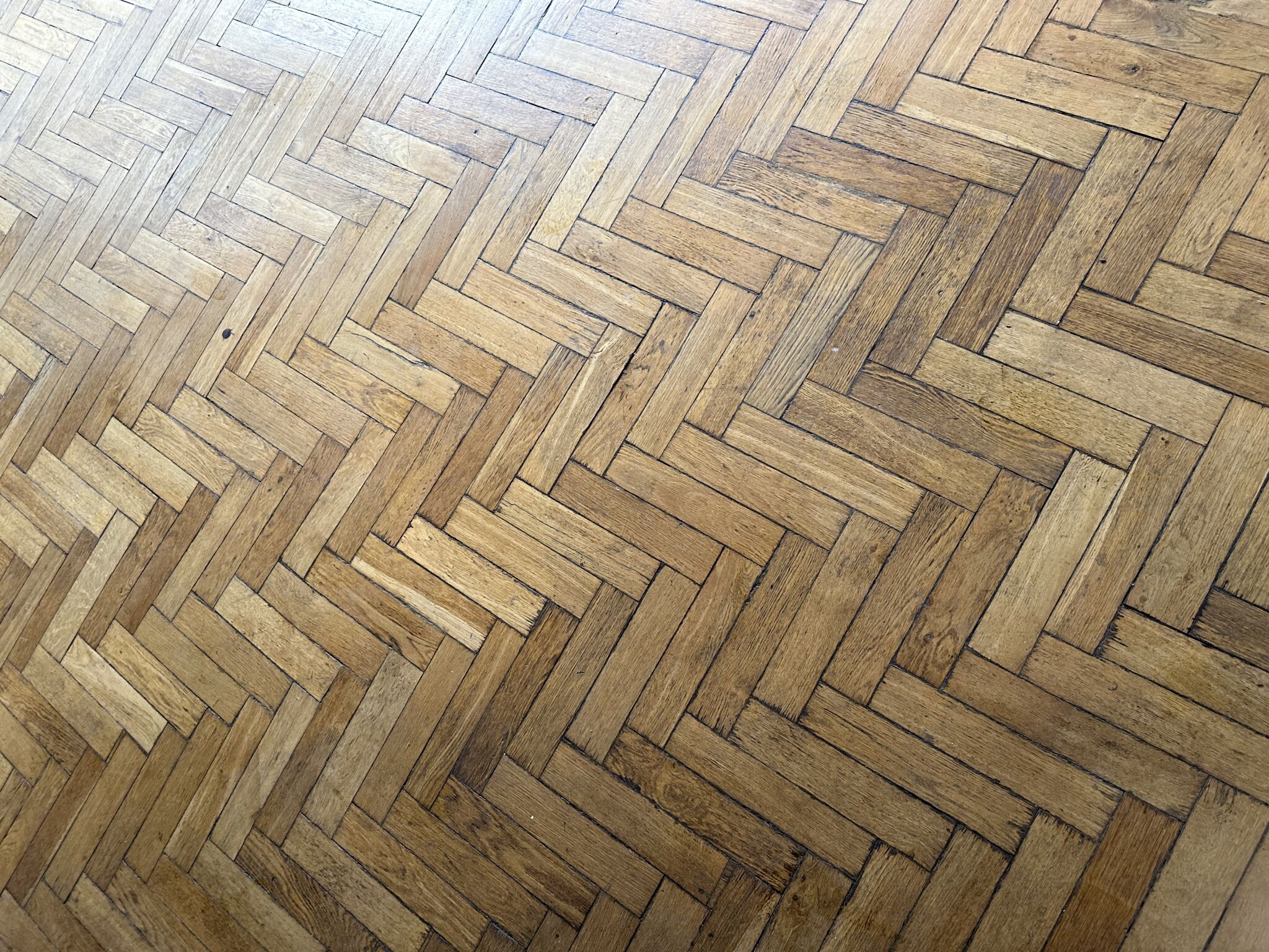 Floor condition before work at WD7